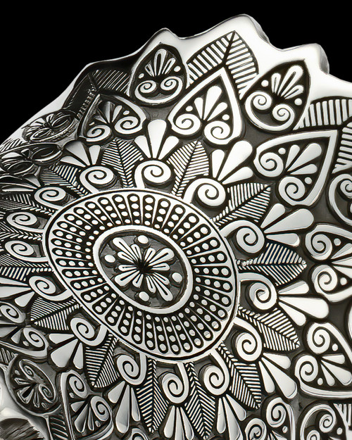 Sterling Silver Intricate Thumbprint Ring