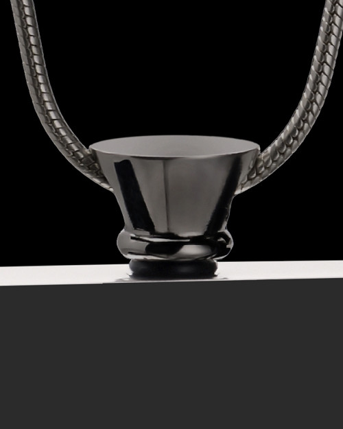 Black Whispering Thoughts Jewelry Pendant