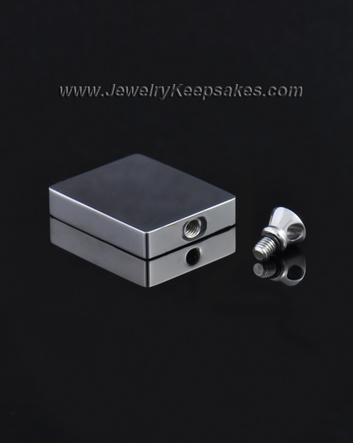 Stainless Steel Whispering Thoughts Cremation Keepsake