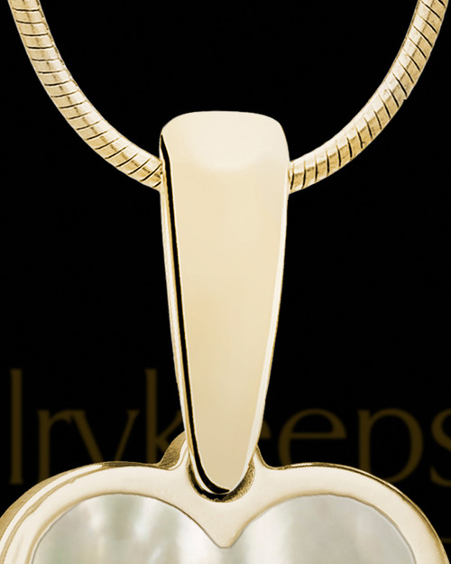 Dramatic Heart Gold Ash Jewelry