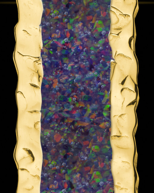 Cobble Creek Extended Bar Gold Plated Ash Jewelry