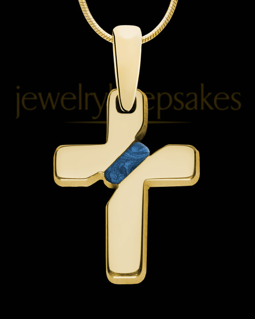 Kismet Cross Gold Plated Ash Jewelry