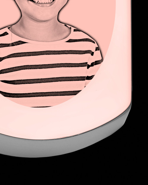 Photo Engraved Rose Gold Plated Stainless Steel Dog Tag Cremation Pendant