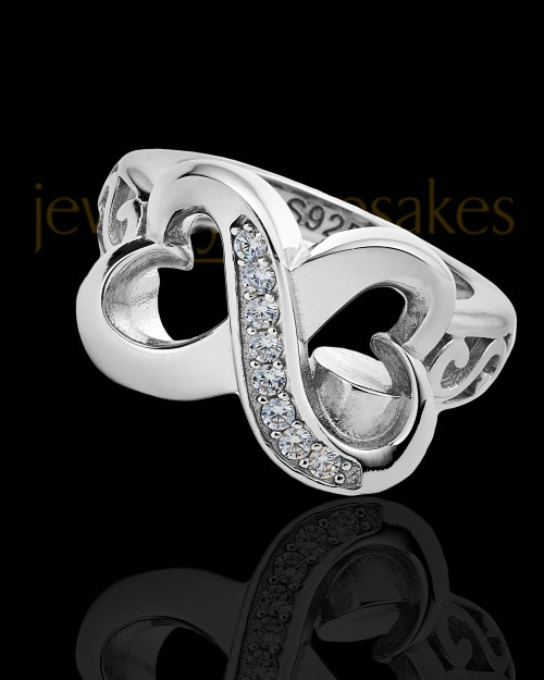 Ladies Sterling Binding Love Ring Keepsake Jewelry