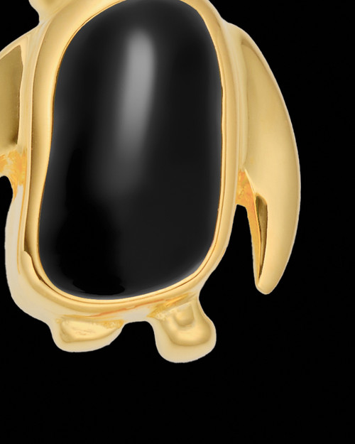 Gold Plated Prideful Penguin Cremation Necklace