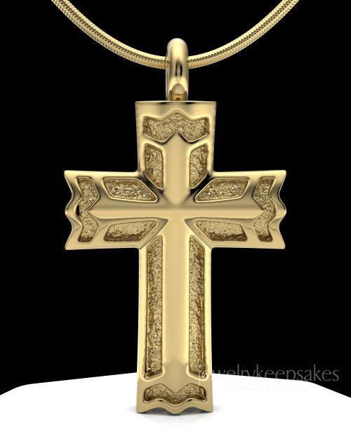 Gold Plated Sterling Permanently Sealed Jewelry Elysian Cross