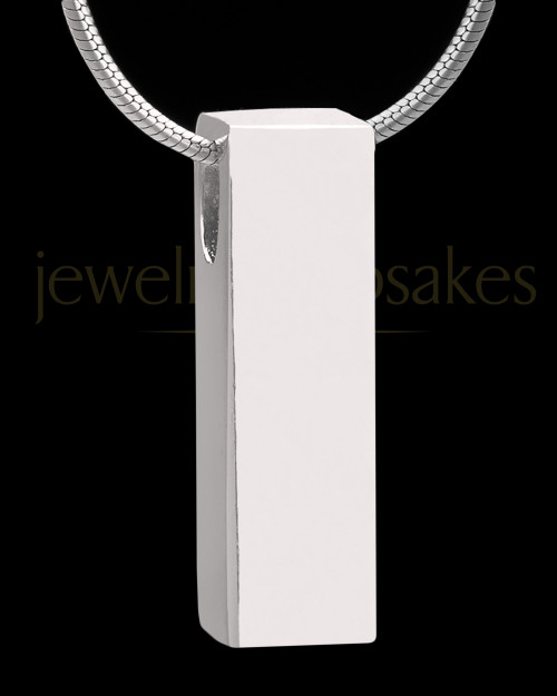 Sterling Silver Classy Cylinder Permanently Sealed Jewelry