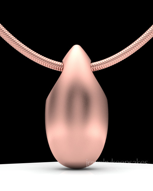 Rose Gold Plated Natural Tear Permanently Sealed Jewelry