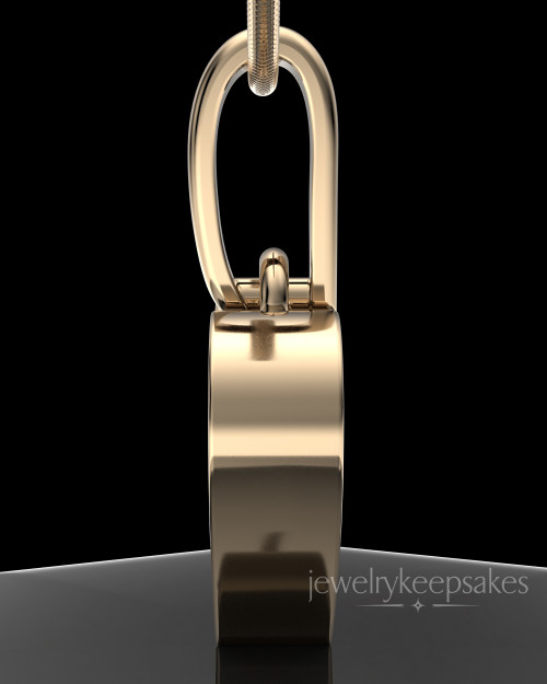 Solid 14K Gold Wholesome Heart Permanently Sealed Waterproof Keepsake Jewelry