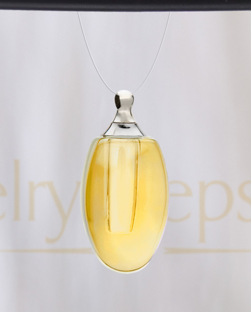 Yellow Forever Glass Reflection Pendant