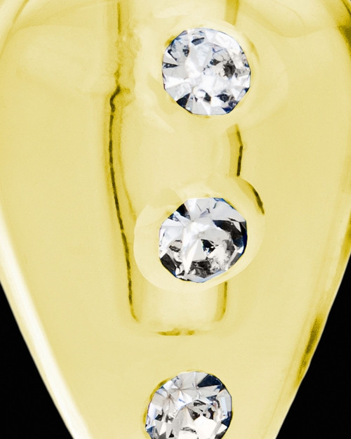 Cremains Pendant Golden Joyful Glass Locket