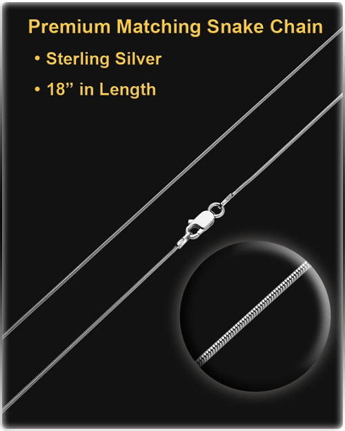 Jewelry Urn Triangle Keepsake in Sterling Silver