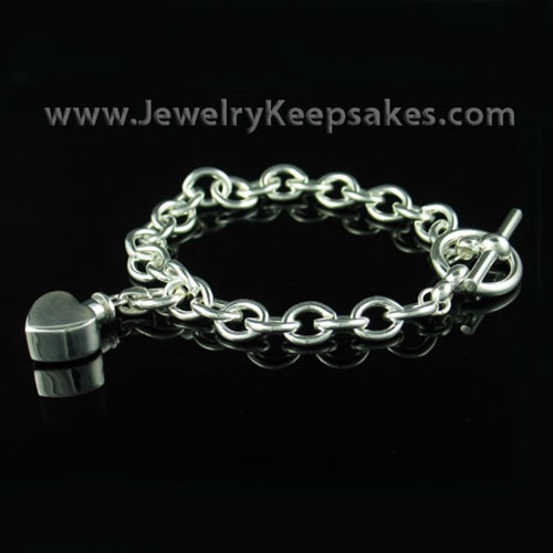 Remembrance Jewelry Bracelet Sterling Silver Round Link Design Your Own