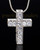 Sterling Silver Saintly Cross Cremation Urn Pendant