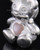 Sterling Silver Happy Bear with Pink Heart Cremation Pendant
