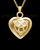 Warm and Tender Gold Plated Heart Keepsake