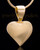 Gold Plated Bursting Heart Keepsake Jewelry
