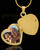 Necklace Urn Gold Plated Memory Heart Keepsake