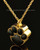 Pet Cremation Ash Jewelry 14K Gold Muddy Paw Keepsake