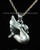 Cremation Urn Necklace Sterling Silver Swan