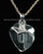 Cremains Jewelry Sterling and Crystal Heart