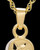 Locket Jewelry 14K Gold Plated Majesty Cylinder Keepsake