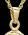 2 Person Gold Plated Contemporary Companion Infinity Urn Pendant
