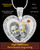 November Gem Heart Birthstone Stainless Photo Pendant