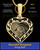 Gold Plated Sterling Fancy Filigree Heart Thumbprint Pendant