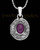 Sterling Silver Infinite Round Photo Locket Cremation Necklace