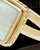 Solid 14K Gold Ladies Calliope Crushed Linen Opal Ash Ring