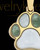 Imprinted Memories Paw Gold Plated Ash Jewelry