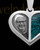 Sterling Silver Photo Split Heart with Borealis Ash Jewelry