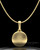 Gold Plated Luna Permanently Sealed Keepsake Jewelry