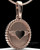 Rose Gold Plated Oval In Love Permanently Sealed Keepsake Jewelry