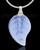 Urn Necklace Blue Fall Glass Locket