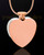 Enamored Heart Jewelry Urn in Rose Gold and Stainless