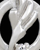 Silver Plated Lillian Cremation Urn Pendant