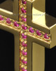 Gold Plated Tender Cross Cremation Necklace