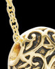 Gold Plated Intricate Heart Urn Pendant