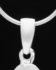 Silver Plated "V" Keepsake Jewelry