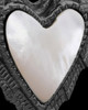 Black Plated Divine Moments Heart Keepsake Jewelry