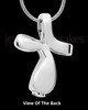 Sterling Silver Fluid Cross Keepsake Jewelry