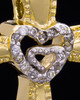 Gold Plated Cross of Love Keepsake Jewelry