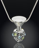 Stainless Steel Millenium Cremation Pendant with Trusting Charm