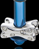 Blue Stainless Millenium Cremation Pendant with Fetch Me Bone