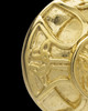 Cremains Pendant Gold Plated Irish Round Keepsake