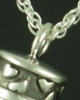 Locket Necklace Sterling Silver Love Cylinder Keepsake
