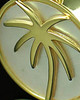 Memorial Locket 14K Gold Tropical Keepsake