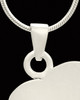 Necklace Urn 14K White Gold Memory Heart Keepsake